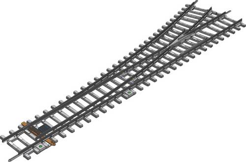 H0 Piko A-Gleis 55170 Weiche, links 239mm 1St.
