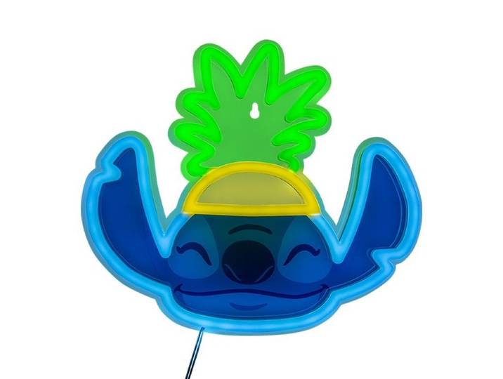 Lilo & Stich Lampe Led Neon Wall Mountable Ananas