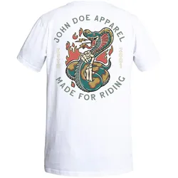 John Doe T-Shirt Snake II weiß - 3XL