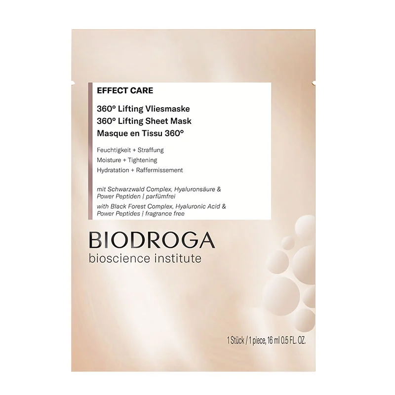 Biodroga Effect Care 360° Vliesmaske, 1 Stk. BI70036