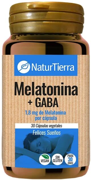 Naturtierra Melatonina + Gaba 30 VCaps