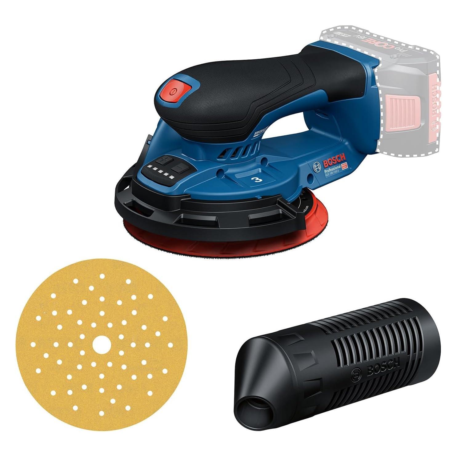 Bosch Professional GEX 18V-150-3 (Exzenterschleifer) (0601372904)