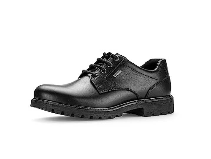 Pius Gabor Herren Sneaker, Männer Schnürschuhe,Gore TEX,Latex Wechselfußbett,Freizeit,Schnuerschuhe,Schnuerer,Schnuerung,Black,45 EU / 10.5 UK
