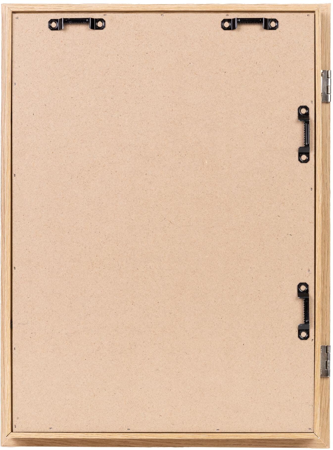 Bilderrahmen COCON, beige (nature), B:25cm H:35cm T:4cm, MDF, Bilderrahmen, Bilderrahmen nature B/H/T: 25cm x 35cm x 4cm