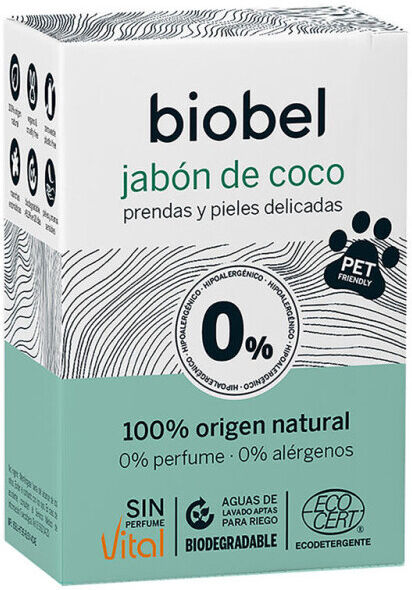 Biobel Kokosnussseife für Kleidung und empfindliche Haut 0% 240 gr