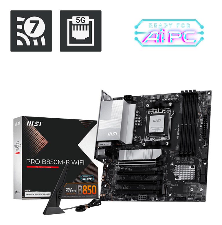 MSI PRO B850M-P WIFI 7E71-001R
