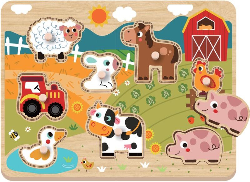 2Kids Toys Puzzle puzzle Farm 18m+ 9 pc