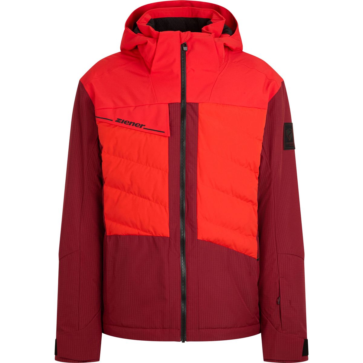 Ziener Tidal-z Jacket man wine pigment ripstop (425) 50 131002-425-50