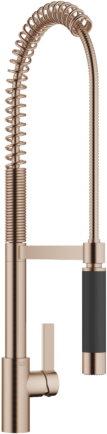 Dornbracht Tara Ultra Profi Küchenarmatur 33860875-42 Griffhebel rechts, Ausladung 240mm, Bronze gebürstet