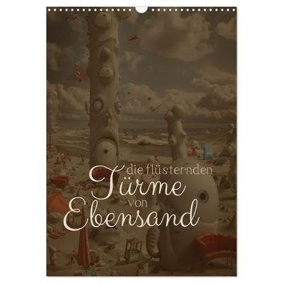 Die Flüsternden Türme von Ebensand (Wandkalender 2027 DIN A3 hoch), CALVENDO Monatskalender