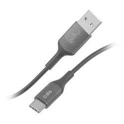 SBS GreenLine Lade-/Datenkabel USB-A auf USB-C 1,2m black