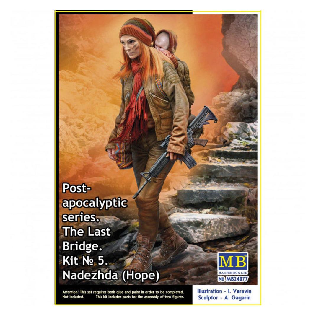 Master Box Nadezhda (Hope). Pst-apocalyptic series. The Last Bridge. Kit No.5 (MB24077)