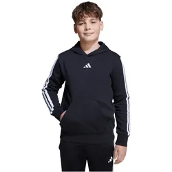 adidas Essentials 3-Streifen Hoodie Kinder JN2416 - black/white 152