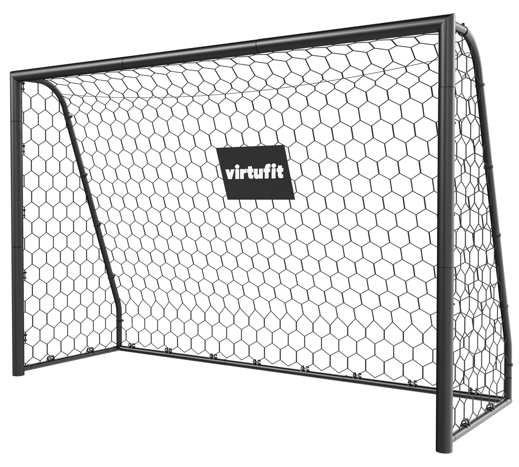 Fußballtor mit Stahlrahmen - 85 x 160 x 85 cm - Wetterbeständiges Polyesternetz - Für Garten und Training