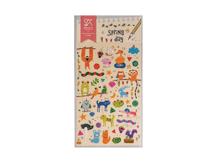 Rayher Sticker Spring Day Papier 15 × 9 cm