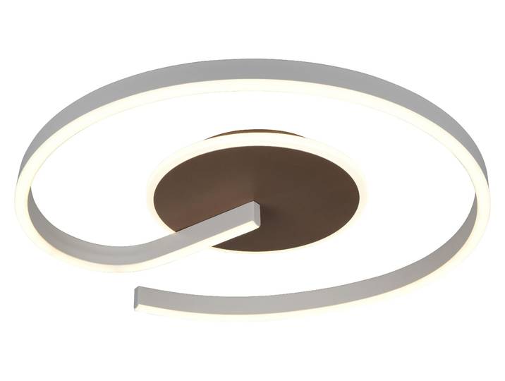 Trio - Deckenleuchte CALLE - Braun - 50x50x6.5 cm