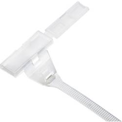 TRU COMPONENTS 1593122 TC-PMT150203 Zeichenträger mit Kabelbinder Montage-Art: Kabelbinder Beschriftungsfläche: 30 x 9.20 mm Natur 1 St.