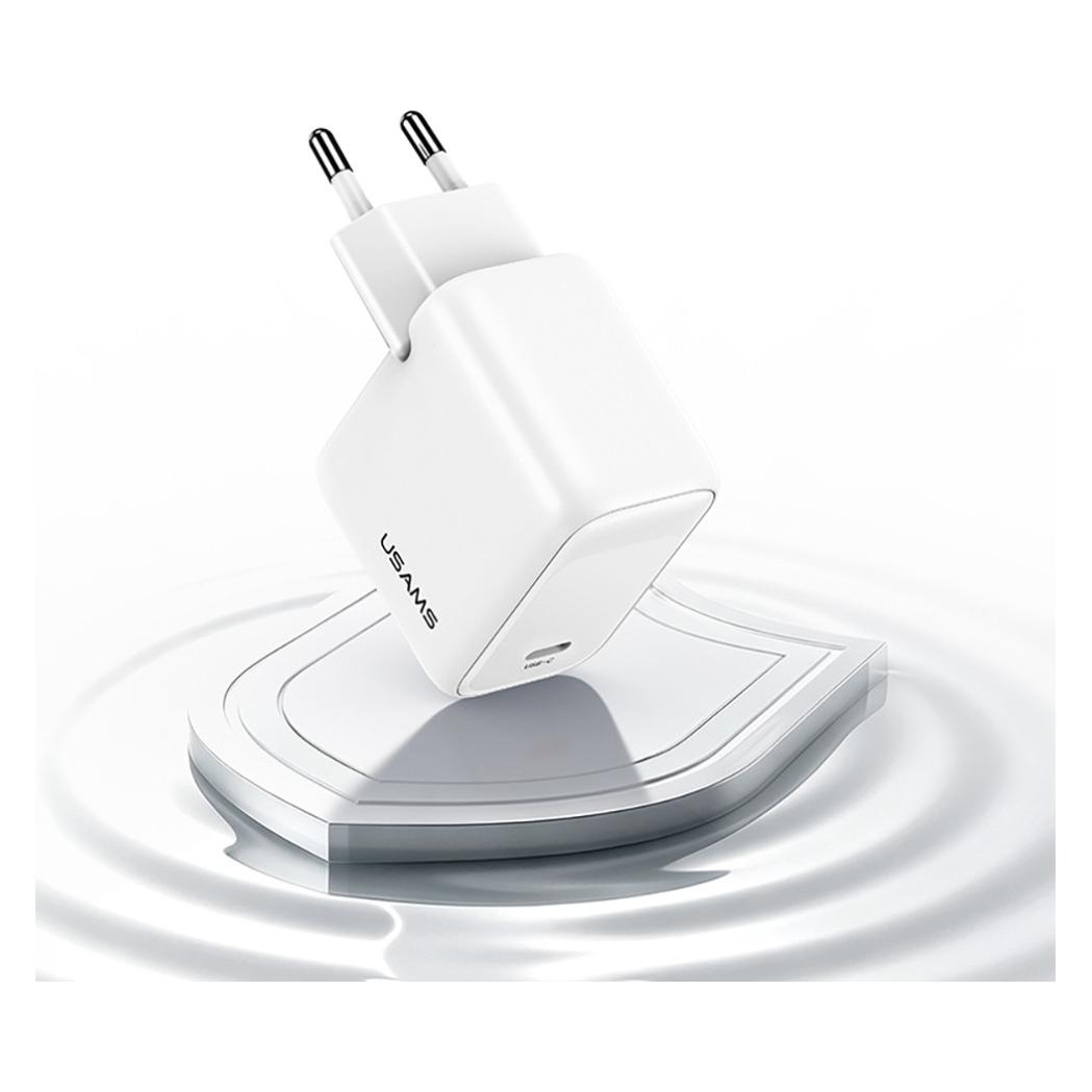 Usams CC339 T76 45W GaN Fast Charger USB-C Wall Charger White (45 W, 1 Port) (78147833)