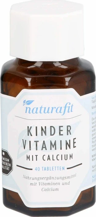 Naturafit Kindervitamine m.Calcium Lutschtabletten 40 St