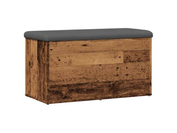 HKLGBVCR Sitzbank mit Aufbewahrung, Holz, 82 x 42 x 45 cm