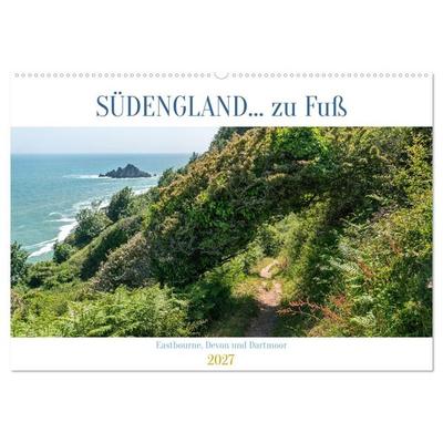 Südengland... zu Fuß (Wandkalender 2027 DIN A2 quer), CALVENDO Monatskalender