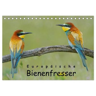 Europäische Bienenfresser (Tischkalender 2027 DIN A5 quer), CALVENDO Monatskalender