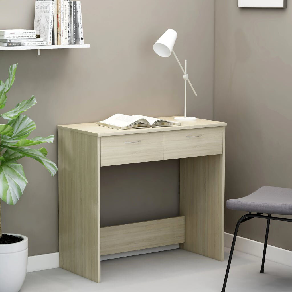 17 Stories Alixandrea Desk Workstation Corner Office Table Computer Desk Engineered Wood Beige