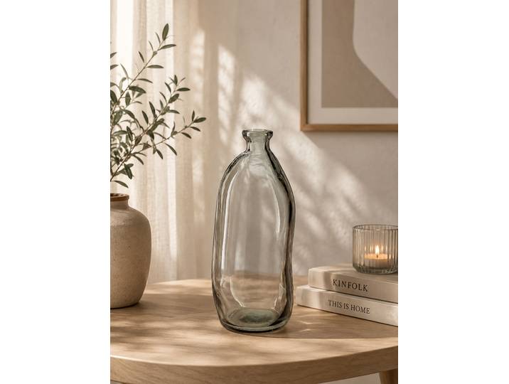 Vase Dahukeng Type A Ø 13cm Transparent/Gris