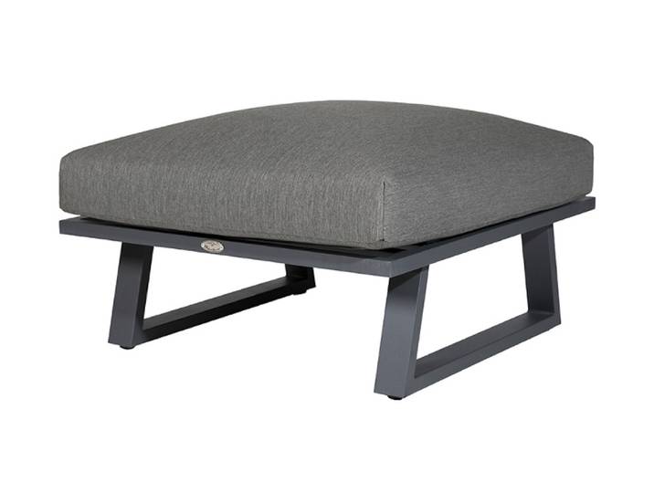 Diamond Garden Nora Sun & Rain Ottomane Aluminium/Teak