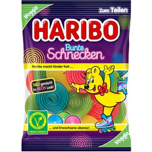 Haribo Fruchtgummis Bunte Schnecken, 160 g
