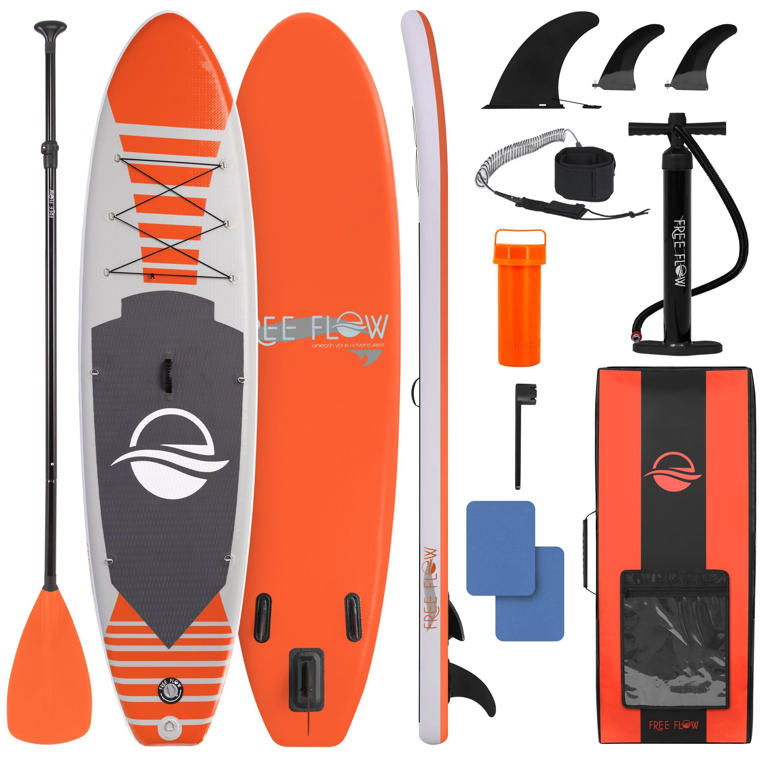 Aufblasbares SUP-Board - Stand-Up-Paddleboard - Aufblasbares Paddleboard - SUP-Board - Wassersportgerät - Orange