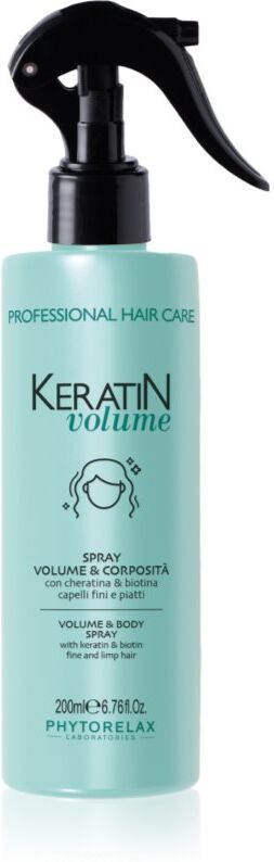 Phytorelax Laboratories Keratin Volume spray volumisant pour cheveux fins à la kératine 200 ml