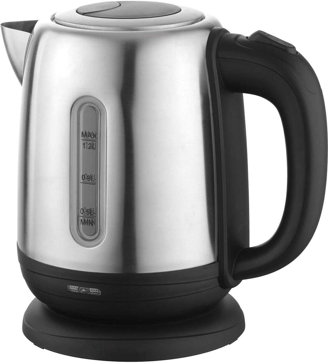 OHMEX Wasserkocher "Wasserkocher 1.2l OHM-KTL-1200", silber (schwarz, silberfarben), Wasserkocher, Wasserkocher schwarz, silberfarben Einheitsgröße