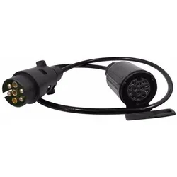 ProPlus Adapterkabel von 7- auf 13-polig, Elektronikkabel + Stecker