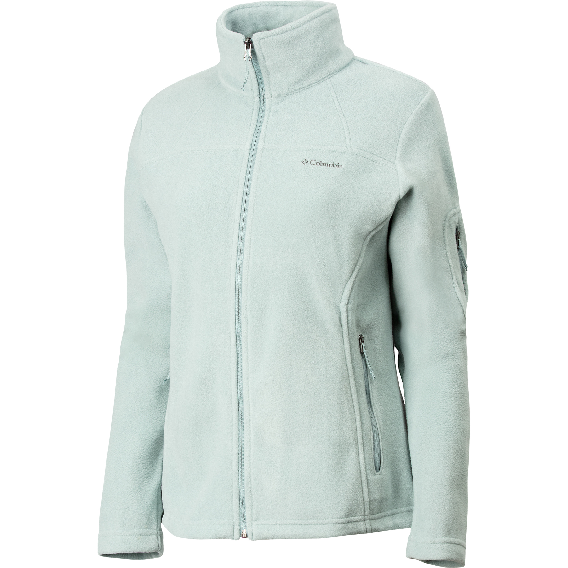 Columbia Fast Trek II Damen Fleecejacke grau Größe XL Camping Widerstandsfähig