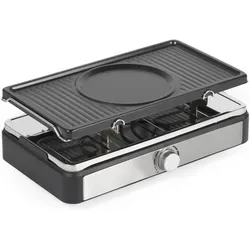 Salter Raclette Grill und Fondue Set, Racletteofen, Schwarz
