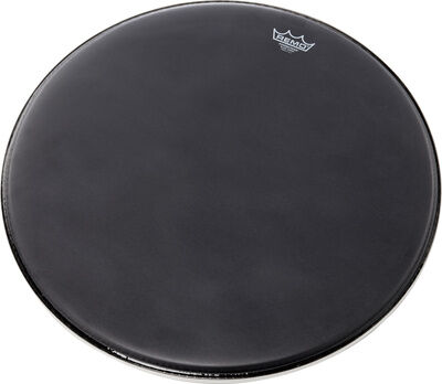 Remo "22" Powerstroke 3 Black Suede" Schwarz