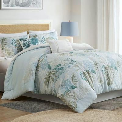 Jla Home/Bed Kiawah Island Comforter Bed Set Light Blue, Full / Double, Light Blue