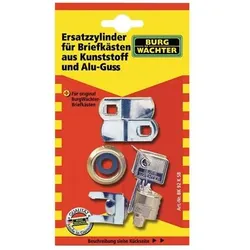 BURG-WÄCHTER Ersatzzylinder BK 92 K SB Ku- u.Glasbriefkästen - ZYLINDER 92 K VERNICKELT
