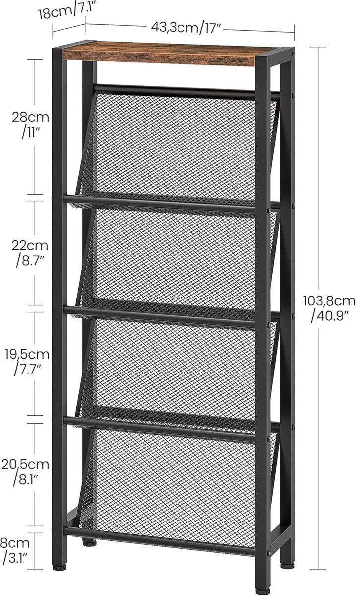 Modern Ruimtebesparende Schoenenkast DTXJ03BF voor de Hal