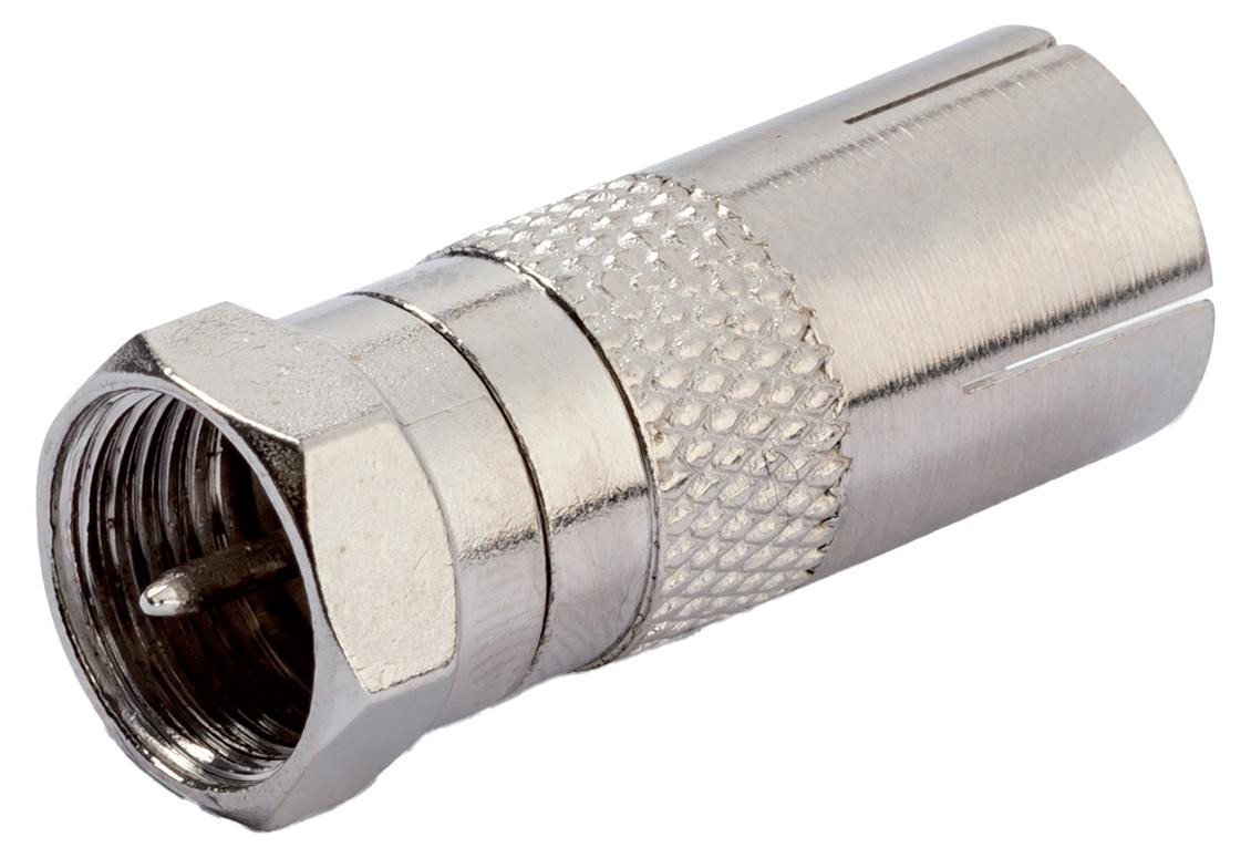 Vivanco Adapter type F vrouwelijk naar coaxiaal mannelijk