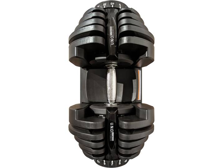 Hantel-Set U.N.O. FITNESS DB 40 verstellbare Hantel , schwarz, Hanteln, 40,55 kg, Kunststoff, Stahl, Hantel-Set, Schnellverstellung des Gewichts