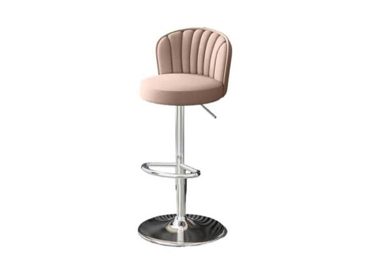 Höhenhocker Barhocker vorne, Barstuhl, Hochstuhl, runde Hocker(Beige)