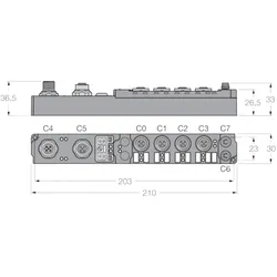 Turck piconet Stand-alone-Modul SDPB-40A-1005