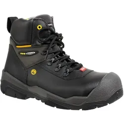 Jalas, Sicherheitsschuhe, Stiefel 1828 Jupiter schwarz grau gelb S3 Gr. 37 (S3, 37)