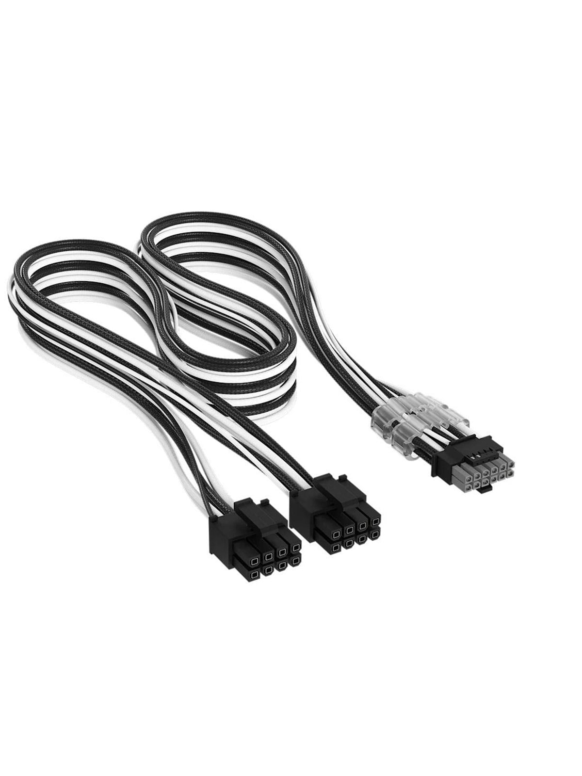 Corsair Elite Premium Individually Sleeved 2x 8-Pin to PCIe 12V-2x6 600W (Type 4) - Schwarz