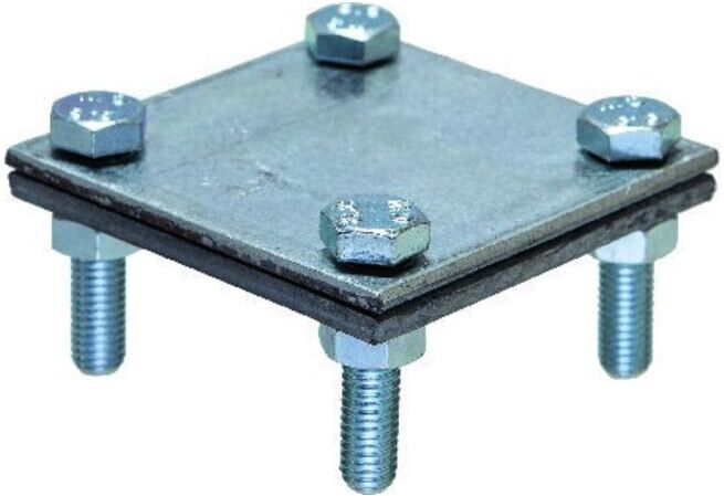Obermoser Connecteur croisé 60x60x4 M8x25 zingué Fl/fl