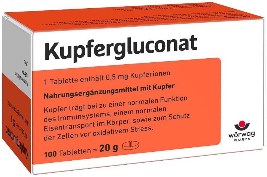 Kupfergluconat Tabletten 100stk