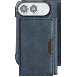 Avizar MagSafe Wallet Etui abnehmbar für iPhone Duo (Apple iPhone Duo), Smartphone Hülle, Blau