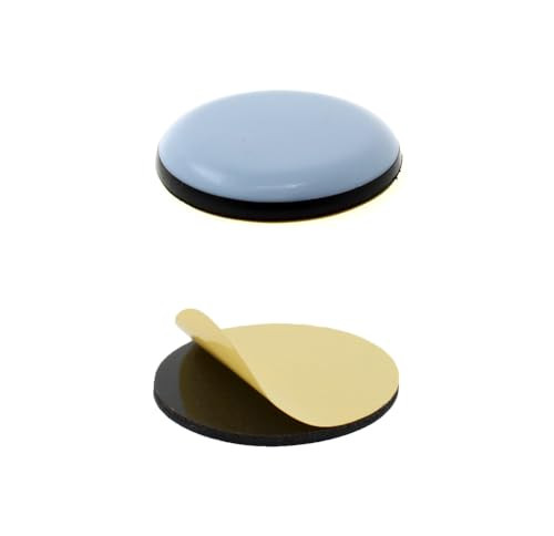 Lifeswonderful PTFE Teflon Meubelglijders - Rond - Zelfklevende Sliders - 4 stuks - Diameter: 63 mm